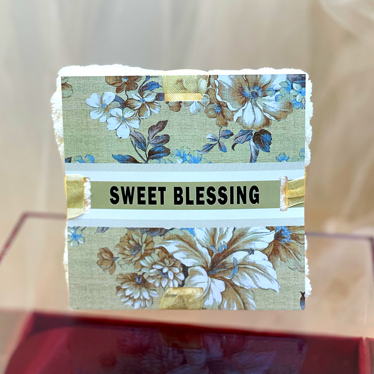 달콤한 화이트 타월