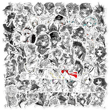 62张黑白第五人格贴纸笔记本电脑手账本手机壳保温杯创意装饰贴画