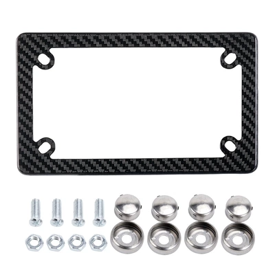 License Plate Frame Carbon Fiber License: Nömrə qabı