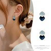 Украшения Wenmei: серебряные серьги-капли с жемчужиной-иглой, 925 серебро, корейский стиль, простой элегантный дизайн