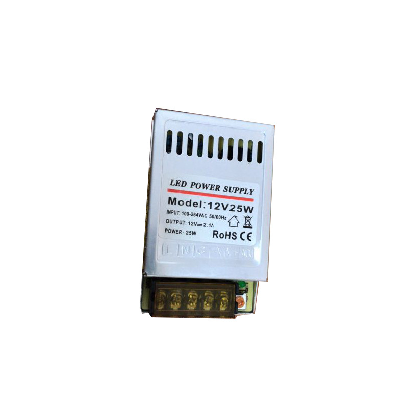 12V2A25W超薄IP20适配器LED开关电源DC12V25W灯条灯带柜台灯驱动