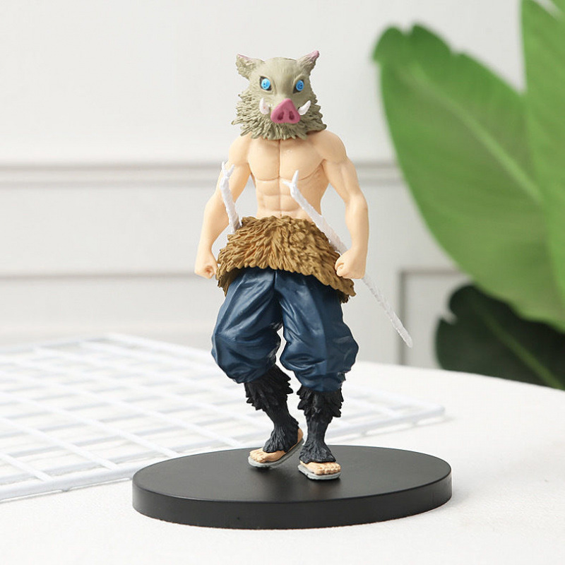 Ghost Blade hecho a mano animación circundante Charcoal Lang Mi Douzi Mi esposa Shanyi conjunto completo de modelos de decoración regalo al por mayor