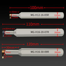 数控刀杆逗号槽刀杆内孔切槽小孔深槽内槽刀微型孔刀MG-H16-20-07