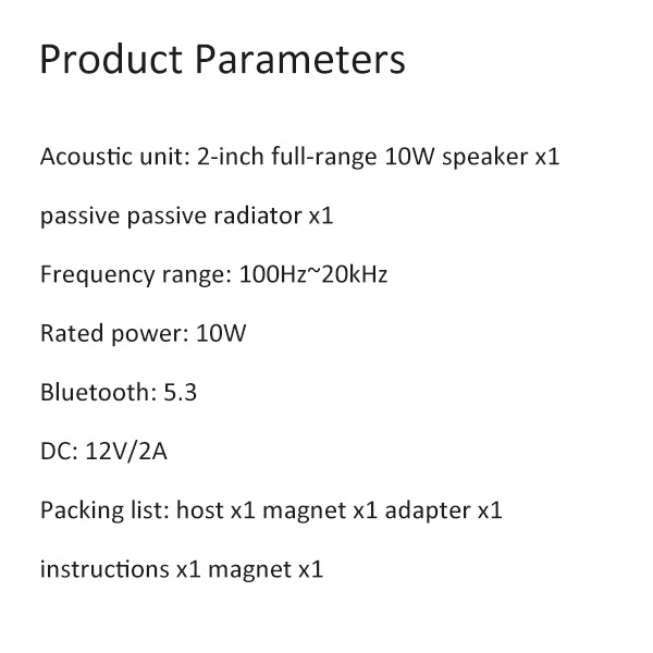 Bezdrátový reproduktor Visible – interakce člověk-stroj s magnetickou tekutinou, připojení Bluetooth, basy subwooferu, nastavitelné ambientní osvětlení, duální režim TWS_voghion.com