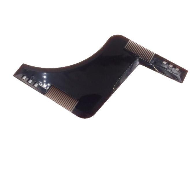 Peine de plantilla de modelado de barba de comercio electrónico transfronterizo No. 4 tablero de modelado de barba de relámpago regalo de Navidad peine de peluquería