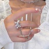 Set from pearl, design wedding ring, accessory, trend of season, internet celebrity