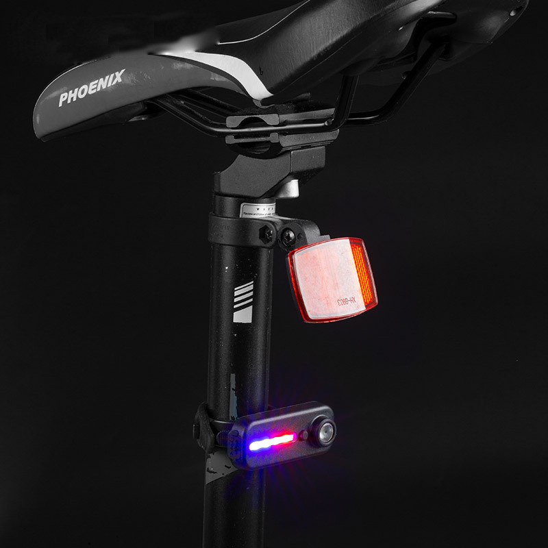 国境を越えた新型自転車警告テールランプTYPE-Cバックランプランニングランプ肩ランプ多目的屋外パトロールランプ|undefined