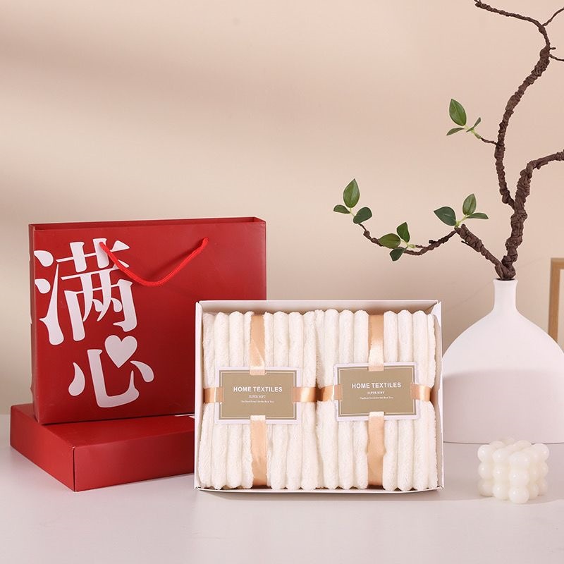 Juego de Toallas de Regalo Set de 3 Piezas de Microfibra Absorbente para Regalos Corporativos