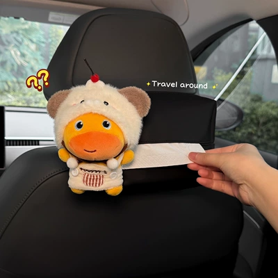 Car tissue box/set: car, front and rear row decoration