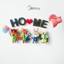 疯狂动物城冰箱贴磁铁尼克朱迪兔个性2025新款3D创意公仔