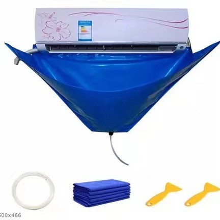 Funda de limpieza para aire acondicionado Jinbao, herramientas de limpieza para aire acondicionado, juego completo de limpieza, bolsa de recolección de agua para limpieza completa. image 11