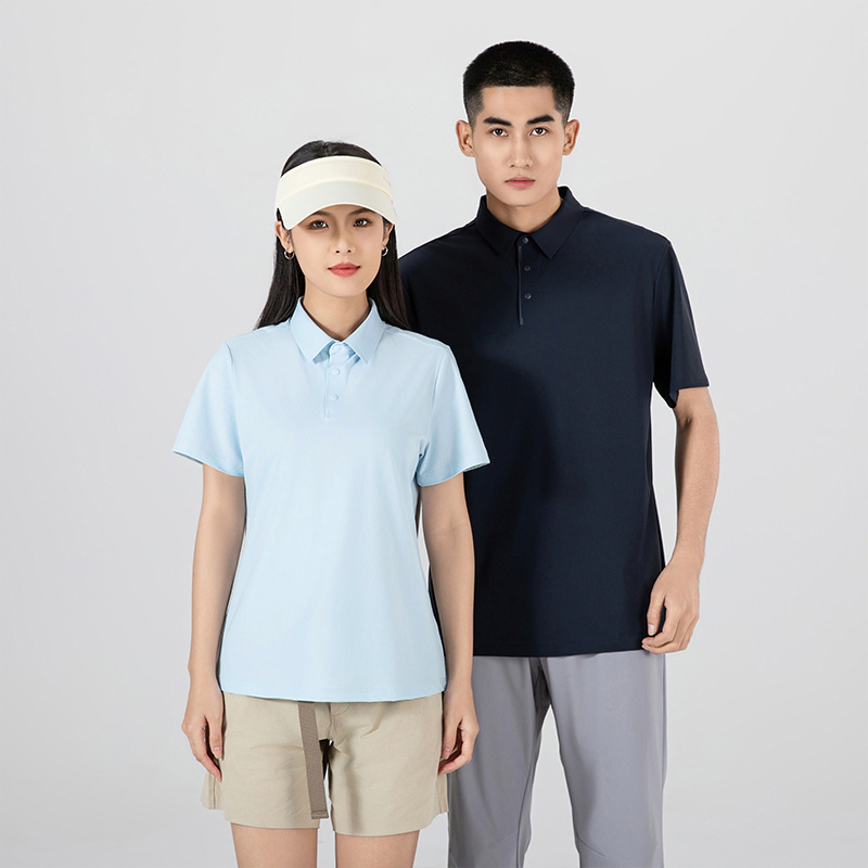 Summer lapel polo shirt short sleeve cool work clothes ice silk quick-drying T-shirt advertising enterprise work clothes print log Summer lapel polo shirt short sleeve cool work clothes ice silk quick-drying T-shirt advertising enterprise work clothes print log