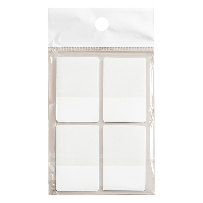 Ins Love Bean pequeña tarjeta de índice pegatinas de marcadores etiqueta simple blanca pegatinas de etiquetas N veces etiqueta de papel pegajoso fuerte