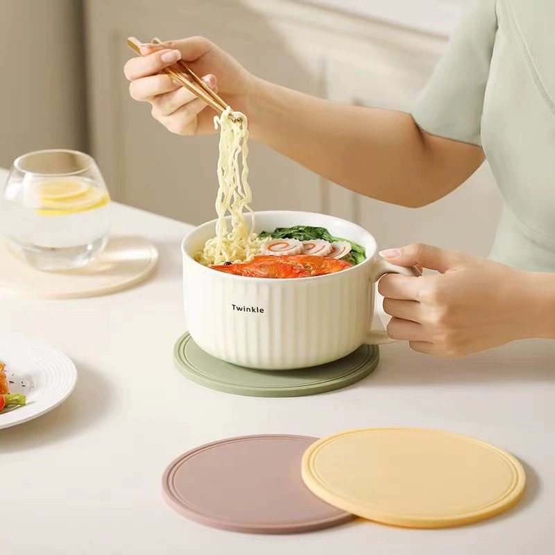 Силиконовый разделитель тепловая прокладка подушка подушки чашки и миски сопротивление высокотемпературным посудам домашние подушки производители напрямую продают
