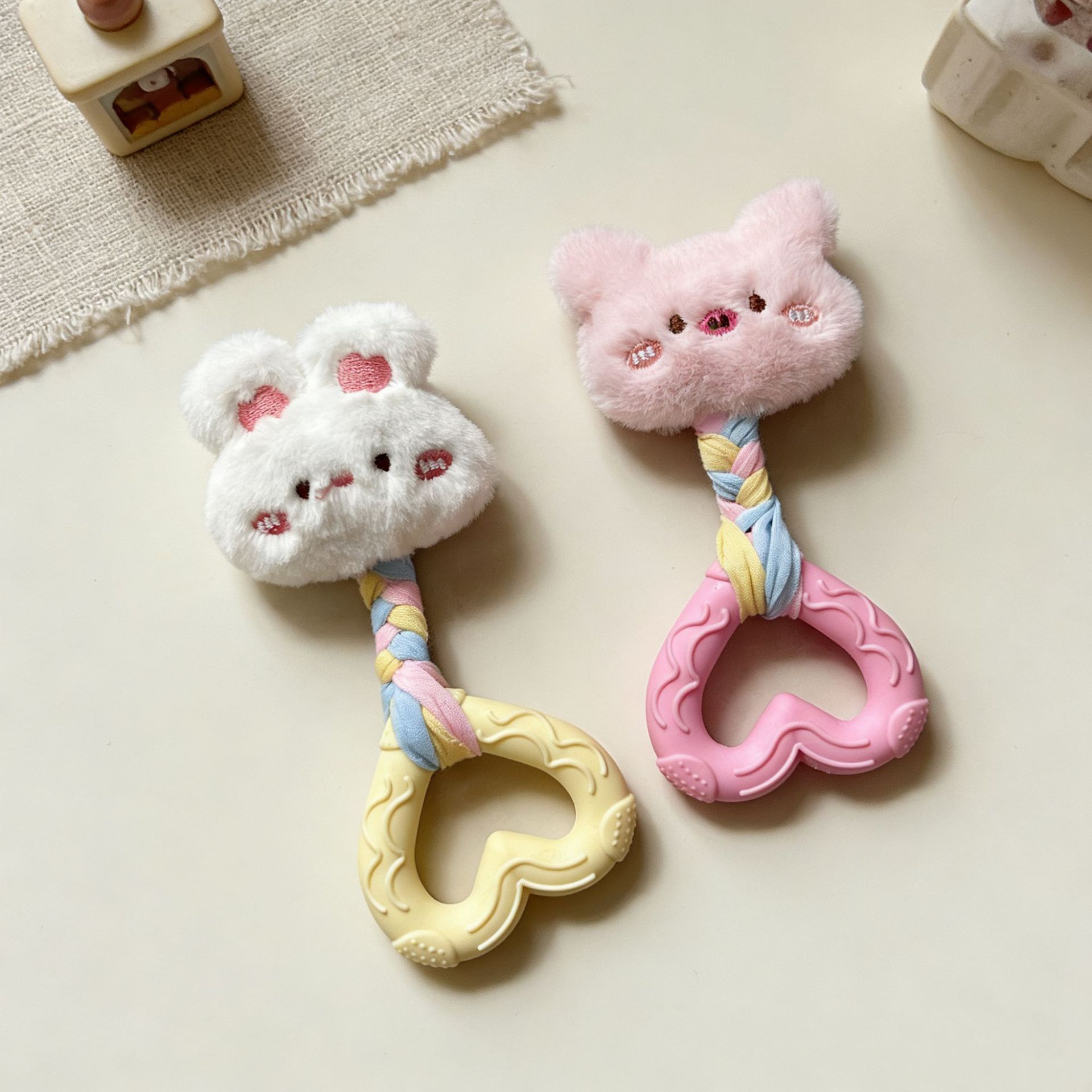 Nuevos juguetes de voz para perros muñecas de tela amor juguetes de peluche dientes de limpieza mascotas juguetes al por mayor image 4