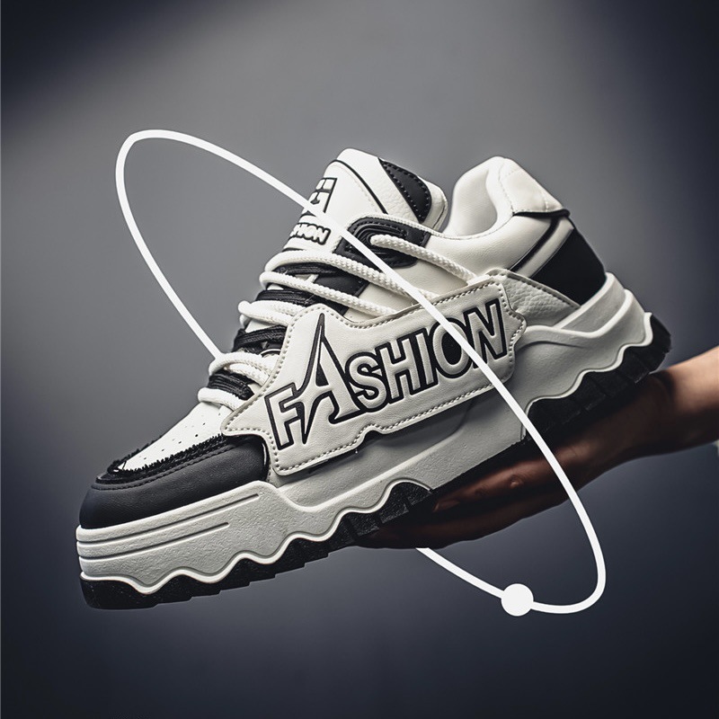 2024 Spring and Autumn New Men's Shoes Korean Style Trendy Dad Shoes Harajuku Style Sport Shoes Men's Casual Shoes Large Size Shoes for Men