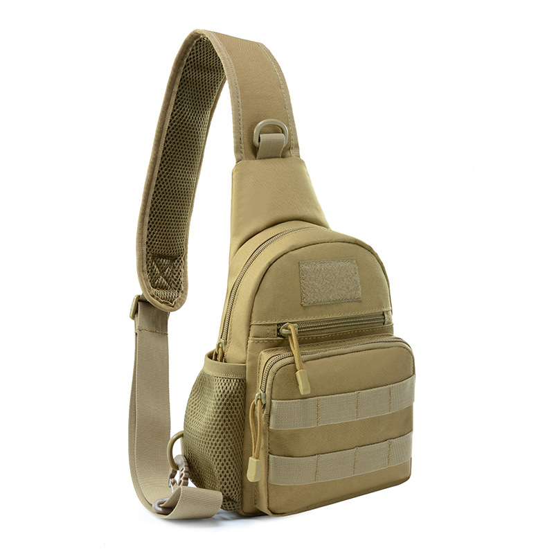 Chaopai Tactical Chest Large Capacity Canvas Mini Sports One Shoulder Crossbody Bag Men's Outdoor_voghion.com