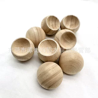 不倒翁扩香器小圆蛋扩香木圆球款橡胶木扩香木不倒翁球形扩香木