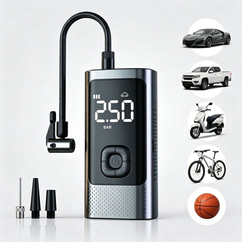 Car wireless air pump car portable air pump electric car tire high pressure pump inflatable treasure Car wireless air pump car portable air pump electric car tire high pressure pump inflatable treasure