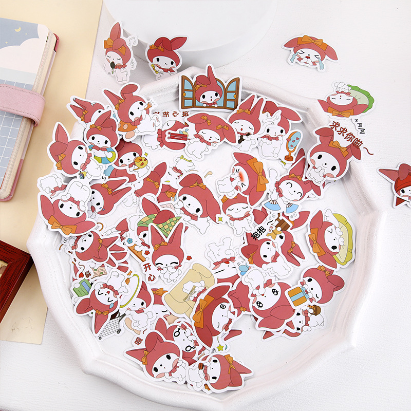 Lindo 60 dibujos animados Cool Yomi Graffiti Pegatinas Guitarra Cuaderno Maleta DIY Pegatinas impermeables Lote transfronterizo