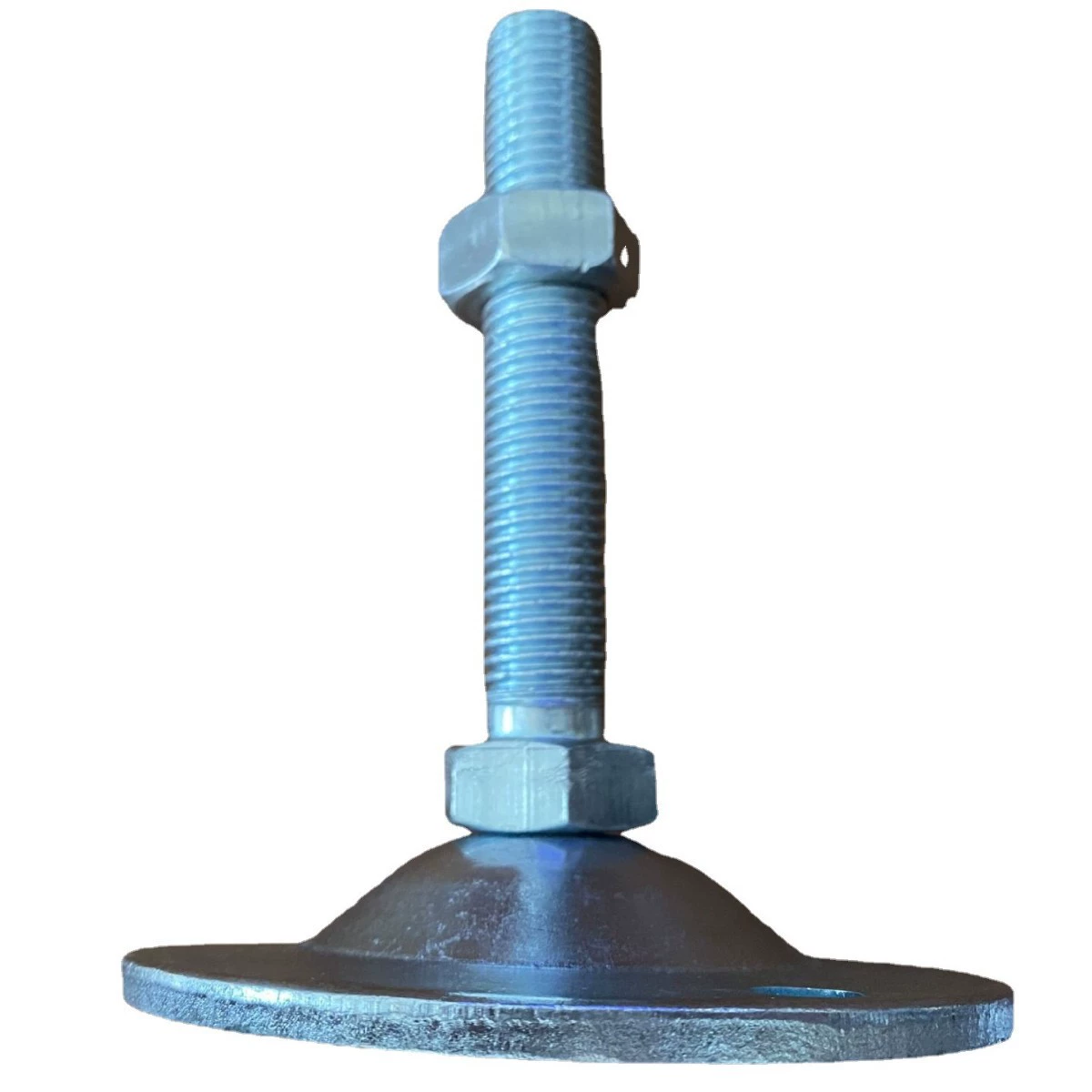 Стальная оцинкованная ножная чашка M16 * 155 опорная подушка для ног Регулировка уровня железа Ножная чашка Сучжоу Чжэнке