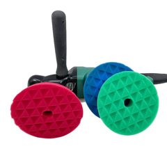 Factory direct supply of 6-inch vibration polishing machine eccentric polishing and waxing triangle pattern sponge disc triangle pattern DA machine polishing disc