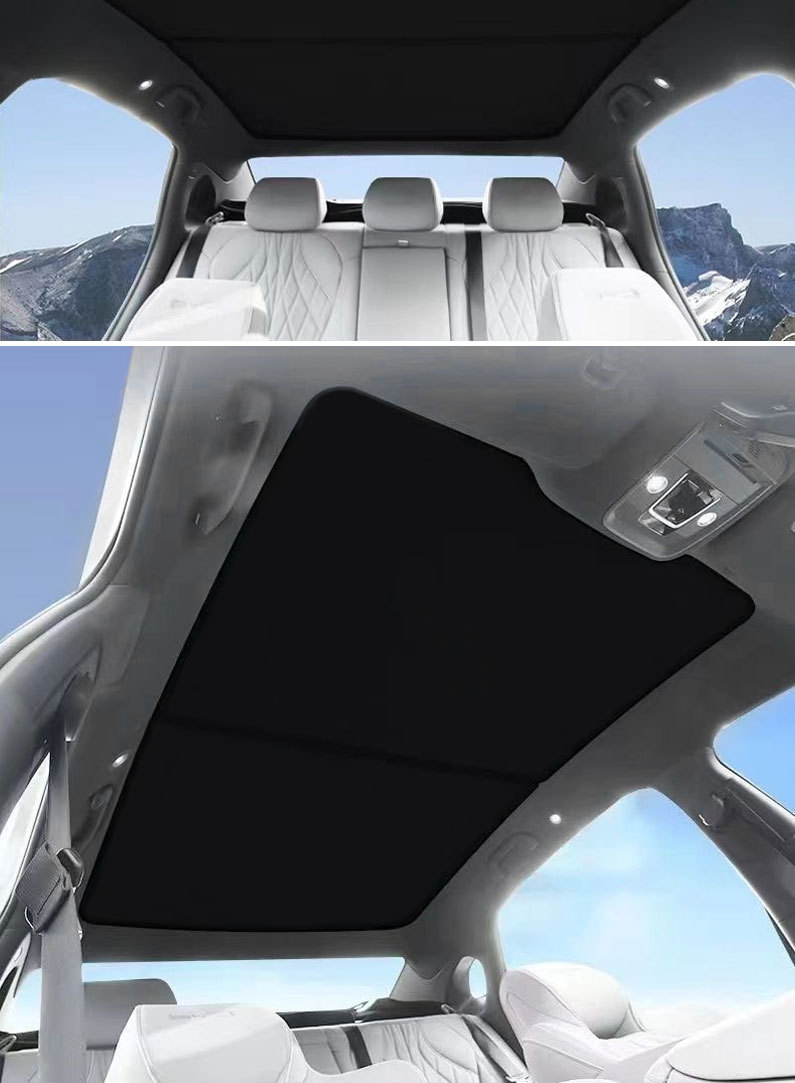 Feifan F7 Special Manufacturer Direct Supply Ice Crystal Sunshade Sunroof Sun Protection Heat Insulation Mesh Sunshade Car Supplies Batch