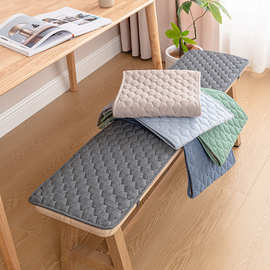 四季通用实木长凳坐垫长条垫长沙发换鞋凳垫餐厅长椅子垫食堂座垫