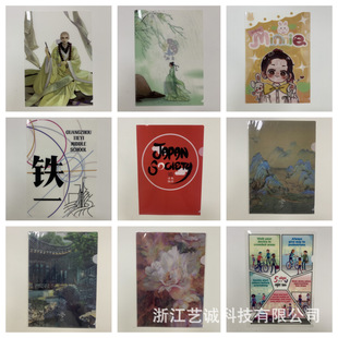 Customized A4 A5 Colorful Transparent Folder