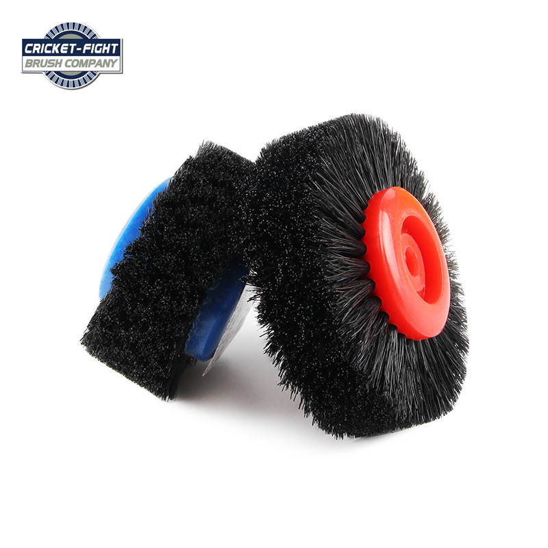 4C hair brush bristle 6 rows long hair rubber core brush polishing dental dental factory polishing consumables plastic hair wheel brush