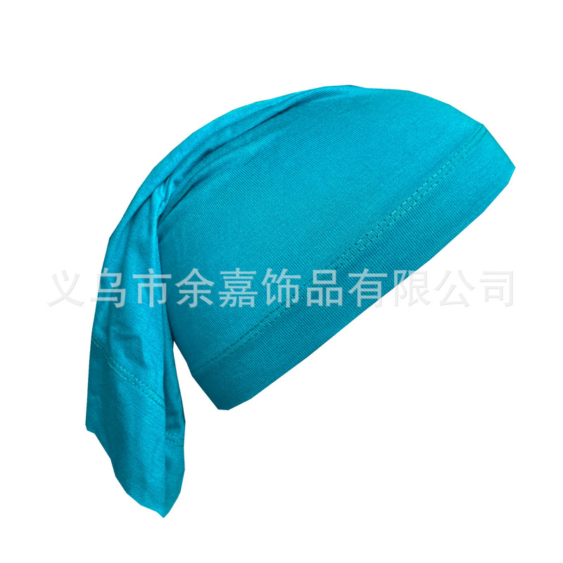 莫代尔单色马来西亚筒帽打底帽丝光棉男女式阿拉伯围脖小帽民族风|undefined