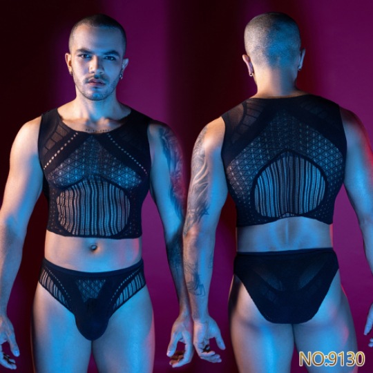 Hombres nuevos uniformes sexuales lingerie bar modelo masculino espectáculo escénico uniforme de conejo hombre un cabello