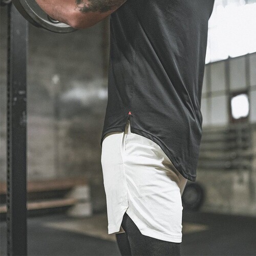Men's Summer Running Training Quick-Dry Double-Layer Camouflage Training Fitness Shorts Cross-Border Supply