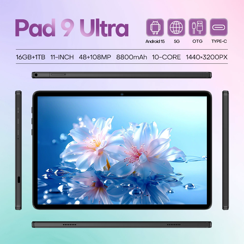 Новая трансграничная популярная модель планшетного компьютера Pad 9 Ultra с большим экраном 16+1T от зарубежного производителя, прямые продажи
