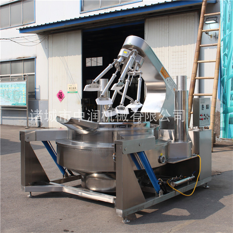 多爪行星炒酱锅 辣椒酱熬制机器 全自动辣椒酱炒锅