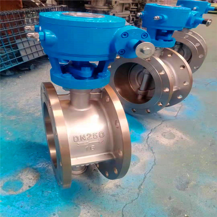 D343H-10C DN500硬密封手动法兰式蝶阀铸钢法兰硬密封蝶阀