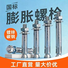 膨胀螺丝整箱批发镀锌膨胀螺栓空调外机膨胀加长铁膨胀栓m8m6m10