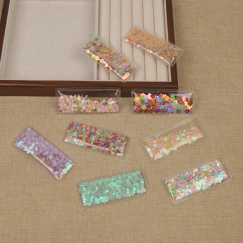 Handmade Nail Sequins Hair Accessories - 8cm Colorful Cloth Decorations, Direct from Factory
Ручные пайетки для волос - 8см красочные тканевые украшения, прямо с завода