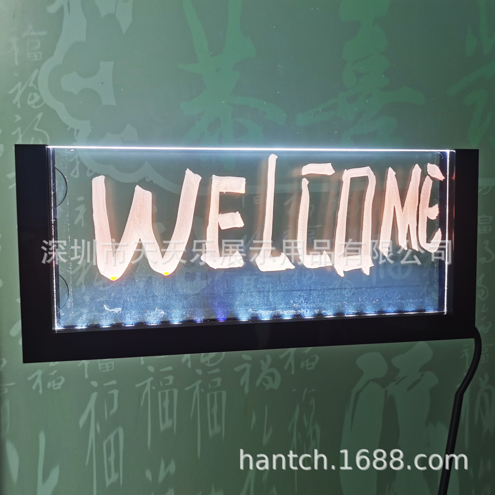 源头工厂亚马逊跨境外贸OPEN营业中LED广告灯牌装饰灯可换电池-阿里巴巴
