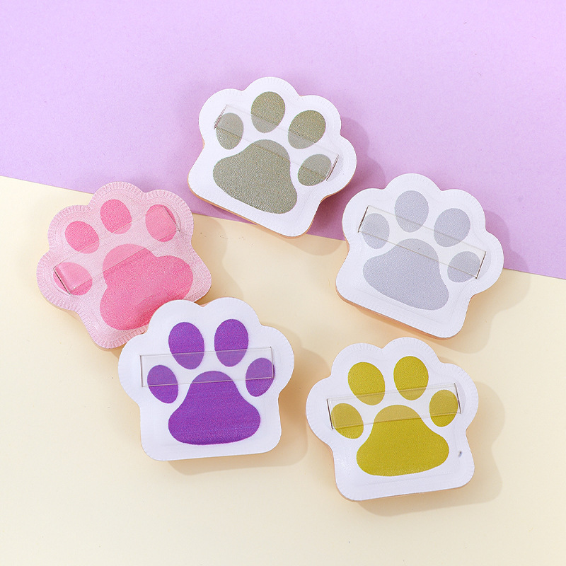 Fábrica personalizada de polvo de garra de gato 100 puntos de algodón seco húmedo líquido de base de maquillaje esponja impresión logotipo