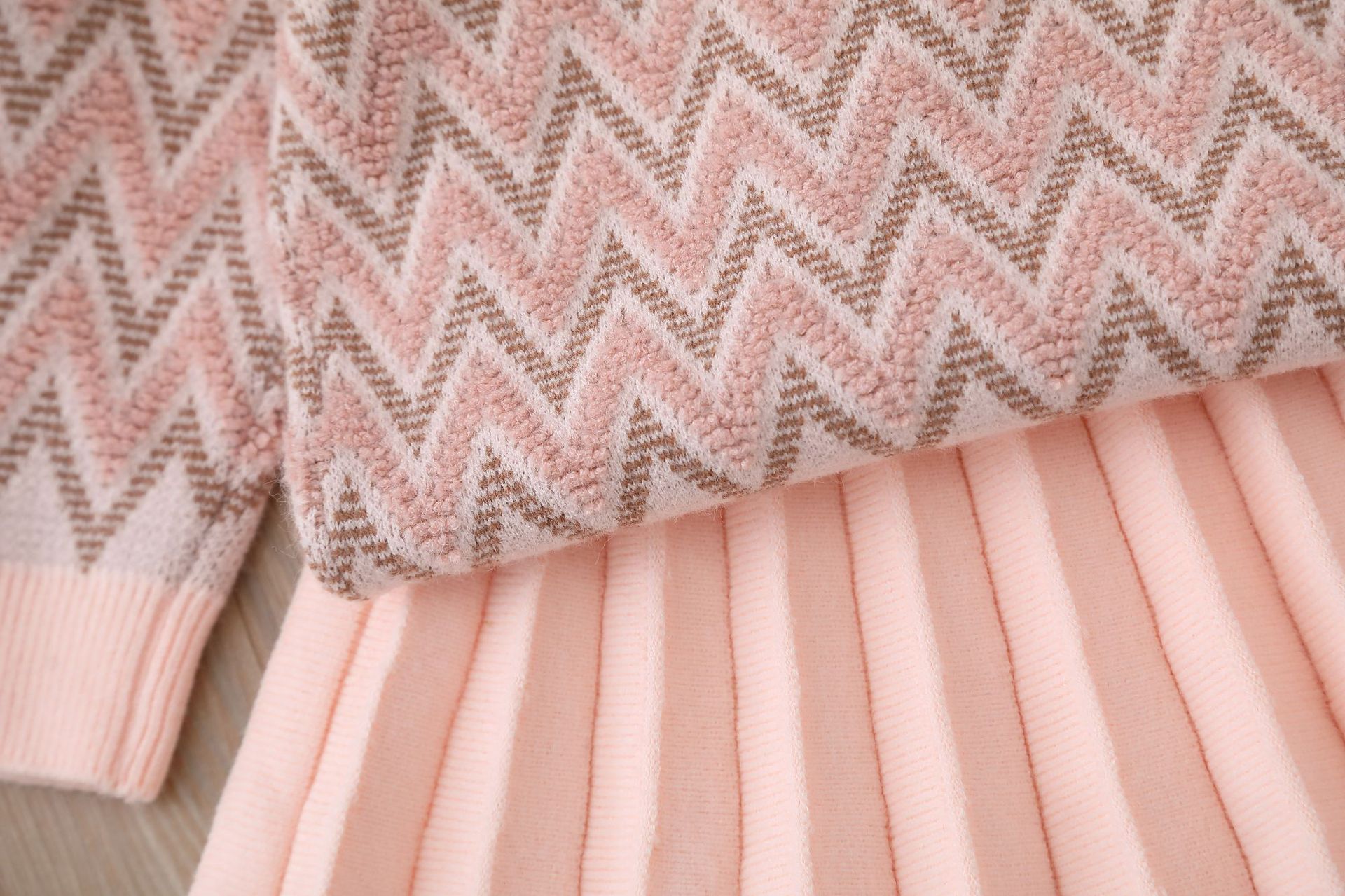 Pullover Neue Prinzessin Kleid Modische Mädchen Zwei Stück Set Herbst_voghion.com