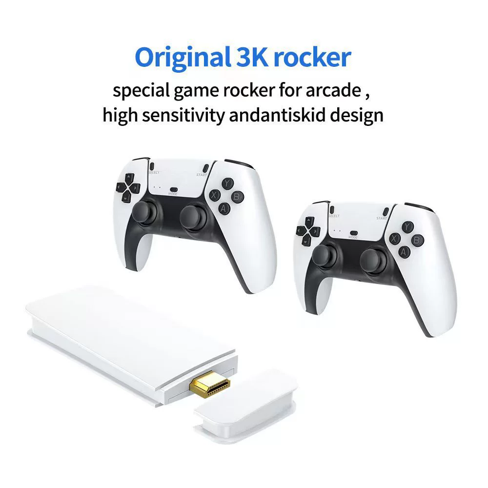 Домашняя игровая консоль TV M15, беспроводное соединение 2.4G + 4K HDMI, варианты карт игр 64/128GB