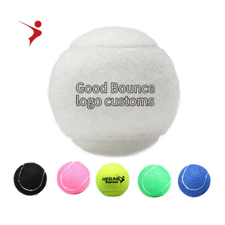 Factory Direct sales training high-elastic white tennis in stock supply tennis optional color can be used as LOGO