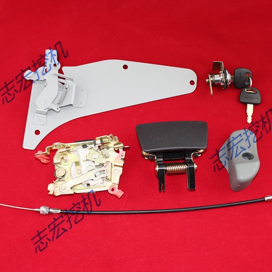 日立挖机ZX200-6 ZAX240-3G驾驶室门锁总成日立直喷挖掘机门锁