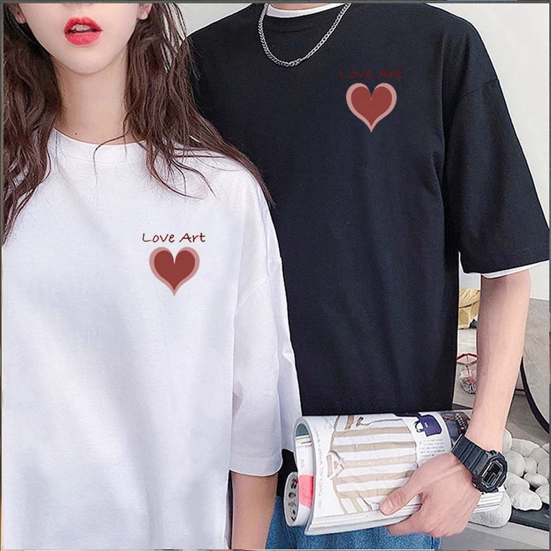 Футболка большого веса, 220 г, футболка из чистого хлопка, женская белая свободная хлопковая рубашка с круглым вырезом и половиной рукавов, топ для пар, черный