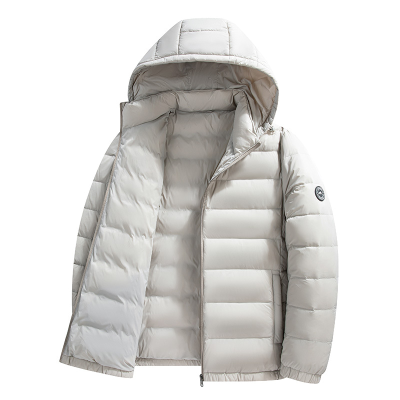 新款冬季羽绒服男士休闲短款上衣商务休闲男士外套爸爸装萨尔