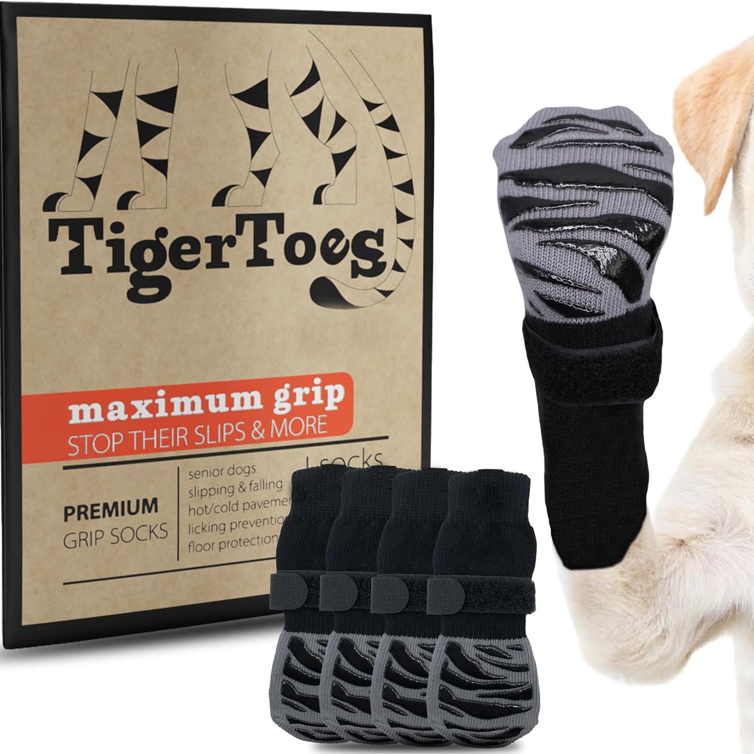 Calcetines de mascotas calcetines de perros de Navidad calcetines de perros calcetines de algodón para mascotas antideslizantes transfronterizos