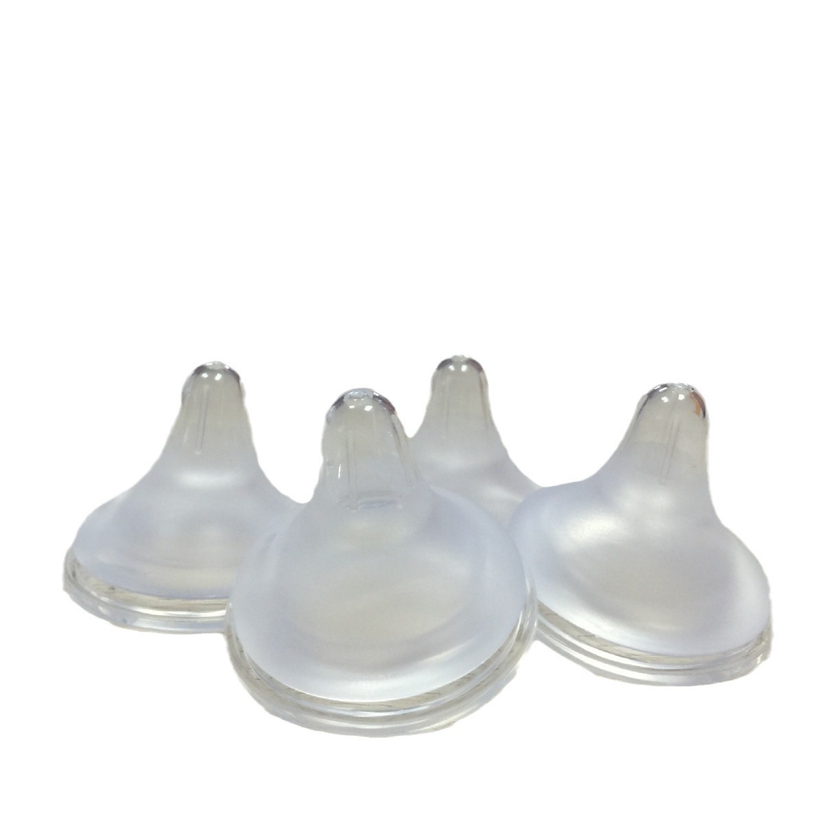 Boca ancha de silicona líquida pezón alimentación pezón práctica leche materna sentido real pezón engrosado pezón helado