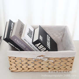 水胡芦草现货收纳筐编织收纳篮手工筐子收纳储物神器手工编织