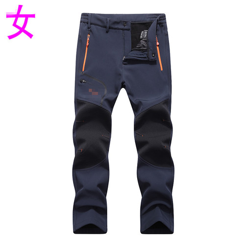 Pants for Men Autumn Sports Long Hiking Pants for Women, Elastic Breathable, Couple Insulated Windproof Pants, Insulated and Thick